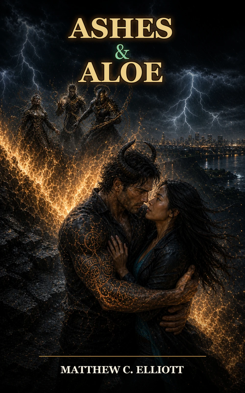 Cover of Ashes & Aloe by Matthew C. Elliott