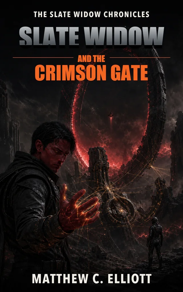Cover of Slate Widow and the Crimson Gate by Matthew C. Elliott