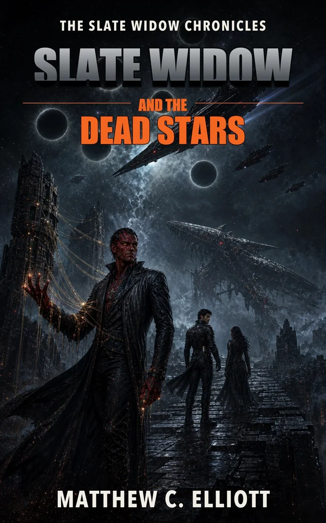 Cover of Slate Widow and the Dead Stars by Matthew C. Elliott