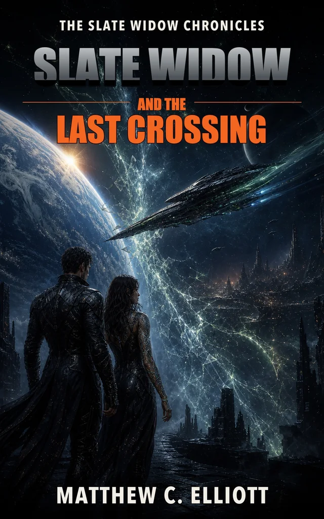 Cover of Slate Widow and the Last Crossing by Matthew C. Elliott